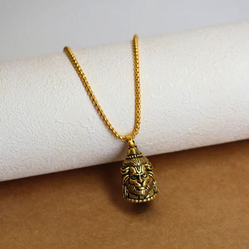 Reversible Shiv-Hanuman Pendant Set