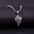 Krishna Vasudevaya Mantra Shankh Pendant Necklace