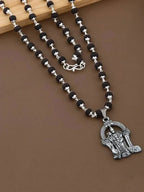 Karungali Malai with Silver Murugan Pendant