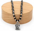 Karungali Malai with Silver Murugan Pendant