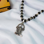Karungali Malai with Silver Murugan Pendant